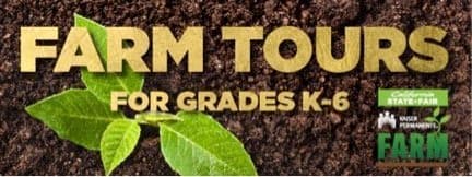 Farm Tours Teach Children About Fresh Food at the California State Fair Farm!