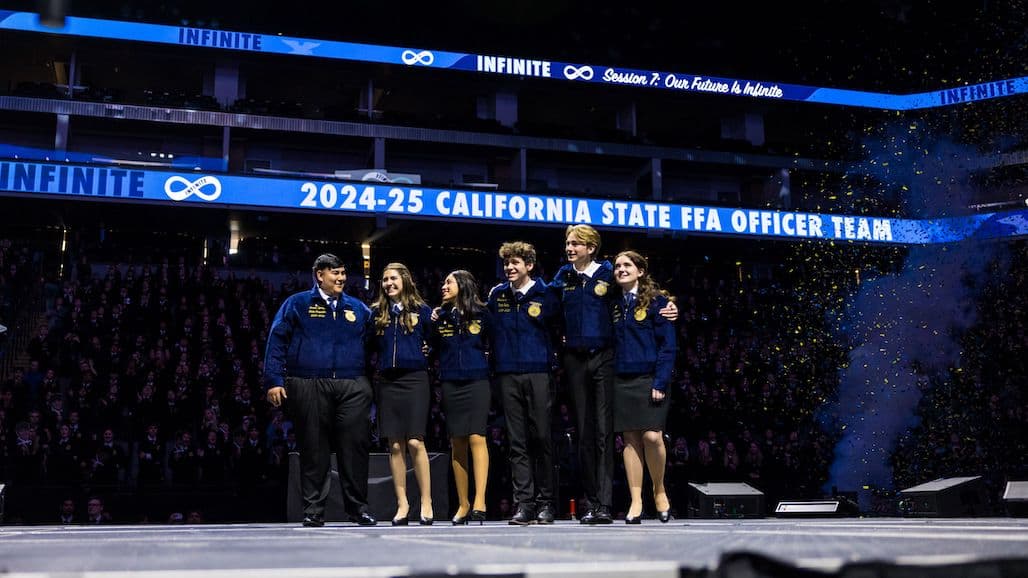 California FFA Elects 2024-2025 State FFA Officer Team