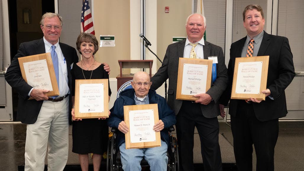 Greater Stockton Chamber of Commerce Inducts 6 New Members into the San Joaquin County Ag Hall of Fame