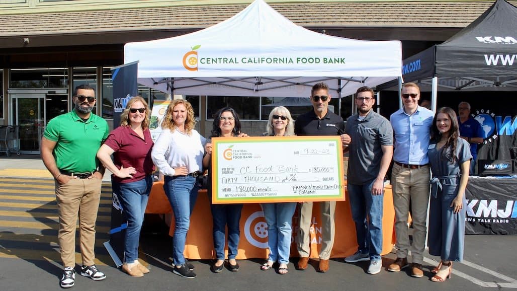 Fresno Madera Farm Credit and CoBank Announce $30,000 Donation to Central California Food Bank