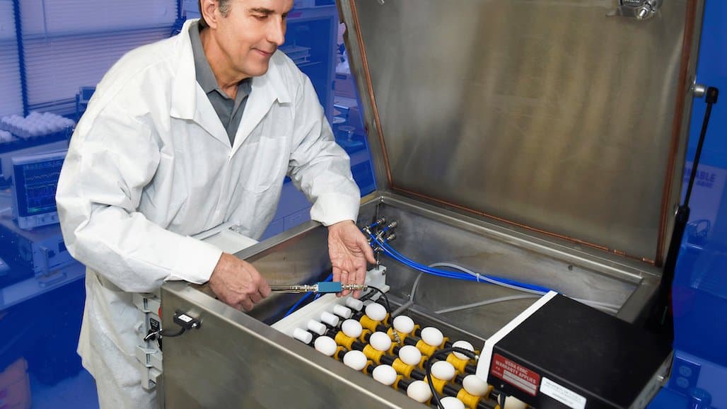 USDA Scientists Develop Technology to Reduce Pathogens in Intact Eggs